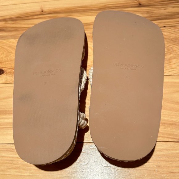 NEW Ulla Johnson Suri Rope Sandals Size 7 Suede Leather with Box MSRP $425 USD - Picture 6 of 9